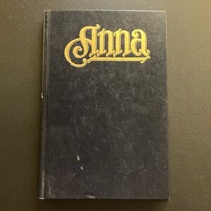 Signed Anna A Novel Susan Evans McCloud Hardcover 1987 First Print Book No DJ